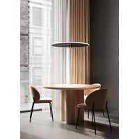 STREAM Závěsné svítidlo, lustr, těleso hliník, povrch broušená zlatá + bílá/černá, dif plast opál, LED 50W, 3500lm, teplá 3000K, stmív, Ra80, 230V, IP20, tř.1, rozměry d=710mm, h=90mm, vč závěs lanka l=2260mm, lze zkr, svítí nahoru/dolů