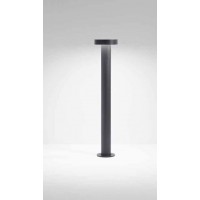 STOOL Sloupkové svítidlo, těleso hliník, povrch černá antracit/hnědá/zelená, dif. plast opál, LED 12W, 960lm, teplá 3000K, Ra90, 230V, IP65, tř.1, rozměry d=120mm, h=600mm, svítí dolů.