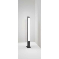 POLE Sloupkové svítidlo, těleso hliník, povrch černá antracit, dif. plast opál, LED 11W, 880lm, teplá 3000K, Ra90, 230V, IP65, tř.1, rozměry 120x80mm, h=800mm.
