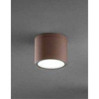 UP Stropní venkovní svítidlo, těleso hliník, povrch černá antracit/bílá mat/hnědá, difuzor sklo opál, pro žárovku 1x18W, GX53, 230V, IP65, tř.1, rozměry d=90mm, h=72mm.