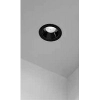 OASIS Podhledové bodové svítidlo, kruhové, těleso kov, povrch bílá/černá, pro žárovku 1x35W, GU10, 230V, IP20, tř.1, rozměry d=90mm, h=35mm.