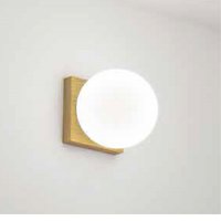 DOT Stropní svítidlo, těleso hliník, povrch bílá/šedá/mosaz, difuzor sklo opál, LED 8W, 856lm, teplá 3000K, Ra90, 230V, IP40, tř.1, rozměry d=100mm.