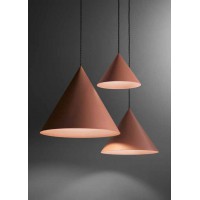ICONIC Závěsné svítidlo, těleso kov, povrch bílá/hnědá/šedá+hnědá, pro žárovku 1x60W, E27, 230V, IP20, tř.1, rozměry dle typu, vč závěs kabelu s textil úpletem l=3000mm, lze zkr.