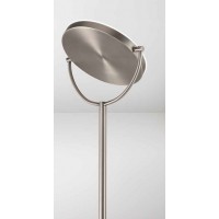 PLATO Stojací lampa, nastav. směr svícení, těleso kov, povrch bílá/šedá, difuzor plast opál, LED 30W, 2968lm, teplá 3000K, dotyk stmívání, Ra80, 230V, IP20, tř.3, rozměry d=230mm, h=1900mm.