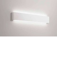 WALL Nástěnné svítidlo, základna kov, povrch bílá, stínítko sádra bílá, LED 12W/960lm, 18W/1440lm, teplá 3000K, Ra85, 230V, IP20, tř.1, rozměry dle typu, svítí nahoru/dolů.