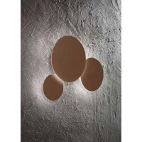 NEBULA Nástěnné nebo stropní svítidlo, těleso kov, povrch bílá/hnědá, dif plast opál, LED 15W/28W/38W, přepín CCT teplá 3000K-neutr 4000K-denní 6000K, stmív, Ra80, 230V, IP20, tř.1, rozměry dle typu.