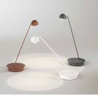LYRA Stolní lampa, nast. směr svícení, těleso kov, povrch černá antracit/bílá/hnědá, dif sklo, LED 7W, 688lm, dotyk CCT přepín teplota teplá 3000K-6000K, stmív, Ra90, 230V, IP20, tř.3, rozměry d=60mm, h=470mm.