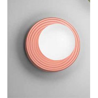 CERAMIC Stropní nebo nástěnné svítidlo, základna kov a keramika, povrch oranžová/modrá/šedá/šedobéžová/zelená, dif sklo opál, pro žárovku 1x28W, G9, 230V, IP20, tř.1, rozměry d=220mm, h=225mm.