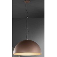 STEEL Závěsné svítidlo, těleso kov, povrch hnědá+zlatá/šedá+hnědá, pro žárovku 1x60W, E27, 230V, IP20, tř.1, rozměry dle typu, vč závěs kabelu l=3000mm, lze zkr.