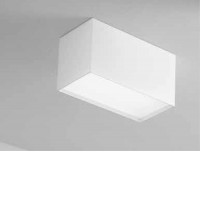 TRIC Stropní svítidlo, těleso hliník, povrch černá/bílá, difuzor plast opál, LED 20W, 1600lm, teplá 3000K, Ra90, 230V, IP20, tř.1, rozměry 100x200x110mm.