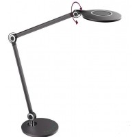 BELTIS 10W Stolní lampa, 2 ramena, nastav směr svícení, těleso kov a plast, povrch černá, LED 10W, 500lm, přepín teplota CCT teplá 3000K, neutrální 4500K, denní 6300K, stmív, 230V, IP20, tř.3, 540x670mm.