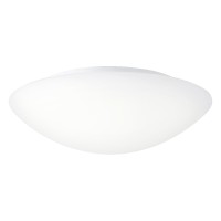 ASPEN Stropní svítidlo, základna kov, povrch bílá, difuzor sklo opál, pro žárovku 3x60W, E27,  230V, do koupelny IP44, tř.1, rozměry d=360mm, h=130mm.