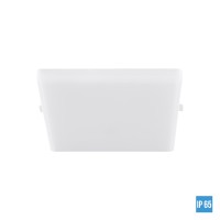 AGILO Stropní podhledové svítidlo čtvercové, těleso hliník, povrch bílá, difuzor opál, LED 8W/800lm, 13W/1300lm, 20W/2500lm, neutrální 4000K, 230V, IP65, tř.2, rozměry dle typu.