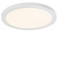 SONNET Stropní svítidlo, HF senzor, záběr 130°, dosah 1-8m, čas cca 45s, těleso plast, difuzor plast opál, rámeček kov bílá,  LED 18W/1880lm, 30W/2800lm, neutrální 4000K, 230V, IP20, tř.2, rozměry dle typu.