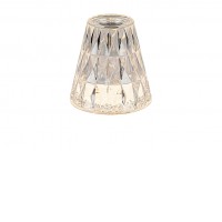 SIGGY 2W, RGB, USB na baterie Stolní lampa na baterie, krycí sklo čiré, LED 2W, teplá 3000K, 40lm, RGB, IP20, tř.3, rozměry d=110mm, h=125mm, nabíjení pomoc USB kabelu.