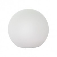 BALOO Zahradní svítidlo do záhonu, tvar koule, těleso polyetylen, barva bílá opál/imitace žula/barevný RGB LED, 1x23W E27/LED 2,5W, 230V, IP65, tř.2, rozměry dle typu