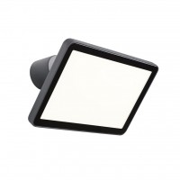 FLUX 30W, 50W, IP65 Nástěnné venkovní svítidlo, reflektor, nastavitelný směr svícení,  těleso hliník, povrch šedočerná, difuzor plast opál, LED 30W, 50W, teplá 3000K, Ra80, 230V, IP65, rozměry dle typu