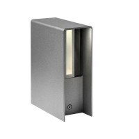 IZAR Nástěnné venkovní svítidlo, těleso hliník, povrch tmavě šedá/hnědá, krycí sklo čiré, LED 11W, teplá 2700K/310lm, 3000K/322lm, vyzař. úhel 3,5°, Ra80, 230V, IP65, tř.1, rozměry 60x170x125mm