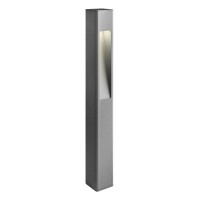 SOLO Sloupkové venkovní svítidlo, těleso hliník, povrch tm. šedá/hnědá, krycí sklo čiré, pro žárovku 1x35W, GU10, IP65, tř.1, rozměry 85x85mm, h=700mm, svítí dolů.
