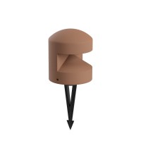 CLIFF Sloupkové svítidlo, těleso beton, barva slonová kost/tm.šedá/hliněná, dif sklo opál, LED 8W/15W, teplá 2700K/3000K, vyzař. úhel 180°, Ra90, 24V, IP65, tř.3, rozměry dle typu, vč. bodce do záhonu.