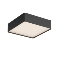 NOX Stropní venkovní svítidlo, těleso hliník, povrch bílá mat/tm. šedá/ hnědá/černá mat, dif plast opál, LED 21W/29,5W, přepín CCT teplá 2700K-3000K, stmív. DALI dle typu, vyzař úhel 114°, Ra80, 230V, IP65, tř.1, rozměry dle typu.