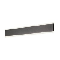RAIL Nástěnné svítidlo, těleso hliník, povrch bílá nebo černá, difuzor plast opál, LED 16W, 24W, teplá 3000K, Ra80, 230V, IP20, rozměry dle typu, svítí nahoru/dolů