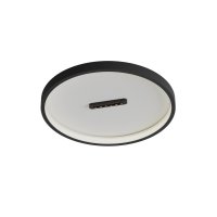 BUTTON Stropní přisazené svítidlo, těleso kov, povrch bílá, difuzor plast opál, LED 24W/31W/39W + 13W, teplá 3000K, krokové stmívání stmív. STEP, Ra90, 230V, IP20, tř.1. rozměry dle typu