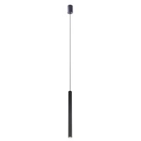 NIKOS Závěsné bodové svítidlo, základna hliník, povrch bílá/černá/zlatá mat, LED 8W, teplá 2700K/403lm, 3000K/408lm, Ra90, 230V, IP20, rozměry d=26mm, výška dle typu, vč. závěs. kabelu l=1500mm, lze zkrátit.