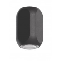 CRISP Nástěnné svítidlo, těleso hliník, povrch bílá/kávová/stříbrnohnědá/černá, LED 7,5W, teplá 2700K/680lm, teplá 3000K/720lm, stmív. TRIAC, Ra90, 230V, IP20, rozměry 60x60mm, h=108mm, svítí nahoru/dolu