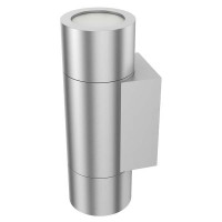 ZENDE 2X25W G9 230V Nástěnné svítidlo, těleso hliník, povrch leštěný, difuzor sklo, 2x25W, G9, 230V, IP20, rozměry 155x50x70mm, svítí nahoru/dolů