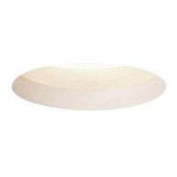 MIA KRUHOVÁ Stropní, vestavné, bezrámečkové, komínkové svítidlo, těleso sádra, difuzor plast opál zapuštěný, pro žárovku 2x40W, E27, IP20, rozměry d=203mm, h=180mm, montáž do SDK