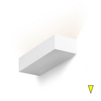 WIM Nástěnné svítidlo, těleso sádra, povrch bílá, pro žárovku 2x40W, G9, 230V, IP20, tř.1, rozměry 60x276x95mm, svítí nahoru