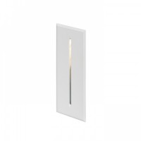 SEGNO Venkovní vestavné svítidlo do stěny, těleso hliník, povrch bílá/černá antracit, LED 3W, teplá 3000K, Ra80, 230V, IP54, vč. montážního boxusvítí dolů