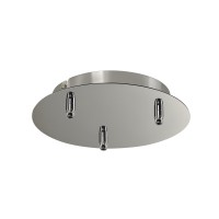 FITU 3 Stropní kruhová základna kov černá, bílá, chrom, červená, zelená, 230V, rozměry d=220mm h=54mm