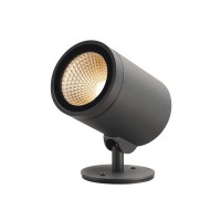 HELIA Přisazené, venkovní bodové svítidlo, nastavitelný směr svícení, těleso hliník antracitová, krycí sklo čiré, LED, teplá 3000K, 1050lm, stmívatelné TRIAC C, L, 230V, IP55, rozměry 100X150X162mm, přívod kabel 3000mm