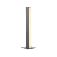 H-POL Sloupkové venkovní svítidlo, oboustranný výstup světla, těleso hliník, povrch antracitová, difuzor plast, LED 35W, teplá 3000K, přímé 700lm, nepřímé 700lm, 230V, IP55, rozměry 660X165X165mm, vč. montážního pouzdra