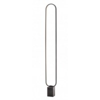 ADO LAMP Stojací lampa, základna černý mramor, těleso hliník, povrch černá/bílá/zlatá mat, difuzor plast opál, LED 24W, teplá 3000K, stmívání, 230V, IP20, tř.2, rozměry 180x1490x25mm.