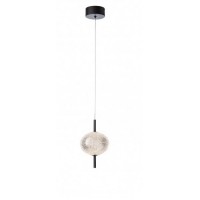 VENTURA Závěsné svítidlo, těleso kov, povrch černá, dif plast čirý, LED 1x6W/732lm, 2x6W/1436lm, 3x6W/2174lm, teplá 3000K, 230V, IP20, tř.1, rozměry dle typu.