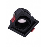 MT148 Stropní podhledové bodové svítidlo, výklopné +-45°, těleso hliník, povrch bílá/černá, LED 12W, teplá 3000K/1050lm, neutrální 4000K/1100lm, vyzař. úhel 38°, Ra95, 230V, IP20, tř.1, rozměry 84x84x67mm.