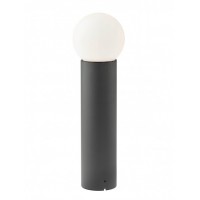 BULK Sloupkové svítidlo, těleso hliník, povrch tm. šedá, difuzor plast opál, pro žárovku 1x28W, E27, 230V, IP44, tř.1, rozměry dle typu.