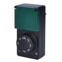 SPÍNACÍ HODINY ANALOG Spínací hodiny se soumrakovým senzorem, do zásuvky 230V, 3600W, spínací proud 16A, 6 provozních režimů, LED signalizuje zapnutí spinače, IP44.