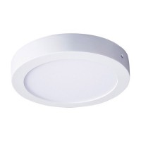 LED PANEL Stropní svítidlo kulatý, úhel svícení 160°, základna hliník, povrch bílá, difuzor PMMA opál, LED 12W/18W/24W, 900lm/1530lm/1800lm, teplá 3000K nebo neutrální 4000K, 230V, IP20, tř.1, průměr dle typu, h=35mm, vč trafa