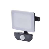 LED reflektor Quick Venkovní svítidlo, reflektor, senzor pohybu, záběr 120°, dosah 10m, čas 5s-10min, nastav. směr svícení, těleso hliník, povrch černá, dif sklo opál, LED 10W/20W/30W, neutrální 4000K, Ra80, 230V, IP44, rozměry dle typu.
