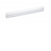 LET T5 Přisazené stavebnicové spojovatelné svítidlo, LED trubice T5, pro osvětlení kuchyňské linky, plast bílá, LED 4W/9W/13W, neutrální 4100K, Ra80, 230V, IP20, rozměry dle typu, vypínač na tělese.