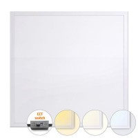 BACKLIT Stropní, nebo podhledové svítidlo, těleso hliník, povrch bílá, difuzor plast opál, Backlit LED panel 36W, 3960lm, přepínačem CCT teplota teplá 3000K/neutrální/denní 5000K, Ra80, 230V, IP20, 595x595mm