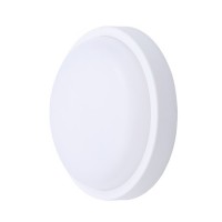 AICHACH Venkovní stropní přisazené svítidlo, těleso plast, povrch bílá/šedá, difuzor plast opál, LED 13W, 910lm, neutrální 4000K, 230V, Ra80, IP65, rozměry d=170mm, h=48mm.