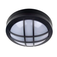 ALBSTAD Přisazené, venkovní svítidlo s ochranným košem, těleso plast, povrch černá, difuzor plast opál, LED 13W/910lm, 20W/1500lm, neutrální 4000K, 230V, Ra80, IP65, rozměry dle typu.