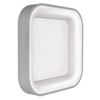 TREVISO, LED 48W, CCT Stropní svítidlo,  kov,  šedá,  LED 48W, 2880lm, pomocí dálk. ovl. stmívatelné, CCT nastavitelná teplota teplá 3000K - denní 6500K, Ra80, 230V, Ra80, IP20, 450x450x100mm