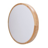 SOLID OAK Stropní svítidlo, těleso dřevo světlé, dif plast opál, LED 48W/60W, dálk ovl. (součástí) lze nastavit CCT teplá 3000K - denní 6500K, stmívání, Ra80, 230V, IP20, rozměry dle typu.