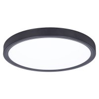 ESTELA Stropní svítidlo, těleso kov, povrch bílá/černá, dif plast opál, LED 36W/2700lm, 60W/4500lm, dálk.ovl. nast. CCT teplá 3000K-denní 6500K, stmívání, Ra80, 230V, IP20, rozměry dle typu.